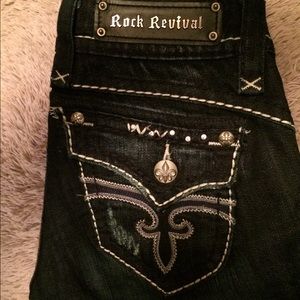 Authentic Rock revival capris